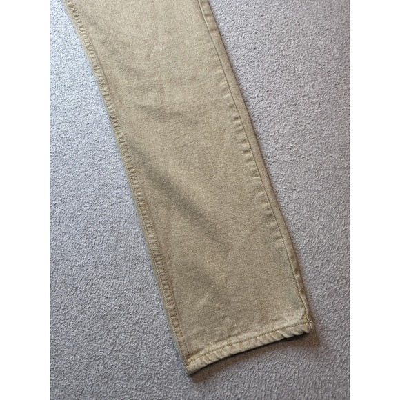 GS115 Jeans Mens 32x31 Tan Khaki Straight Leg 100% Cotton Denim Casual 5 Pocket - Picture 4 of 16